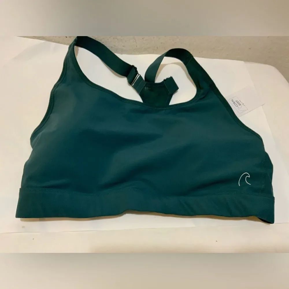 New Coral Reef swim top only size 12/14